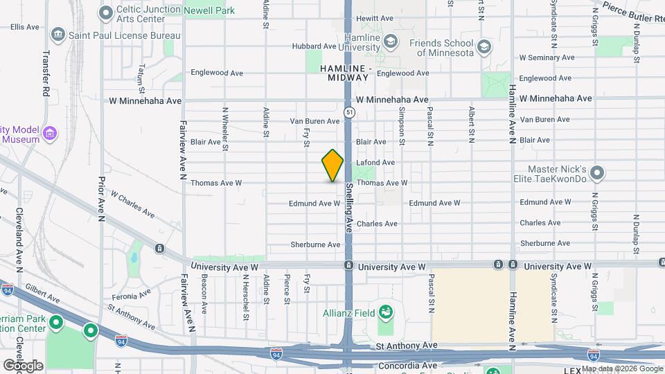 1600 Thomas Ave W Map and Location Details