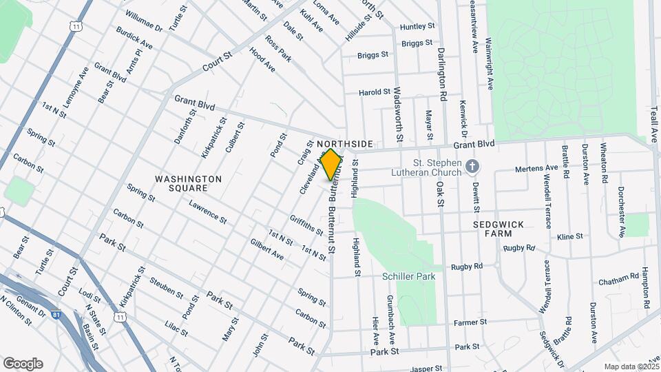 1337 Butternut St Mapa y Detalles de la Ubicación