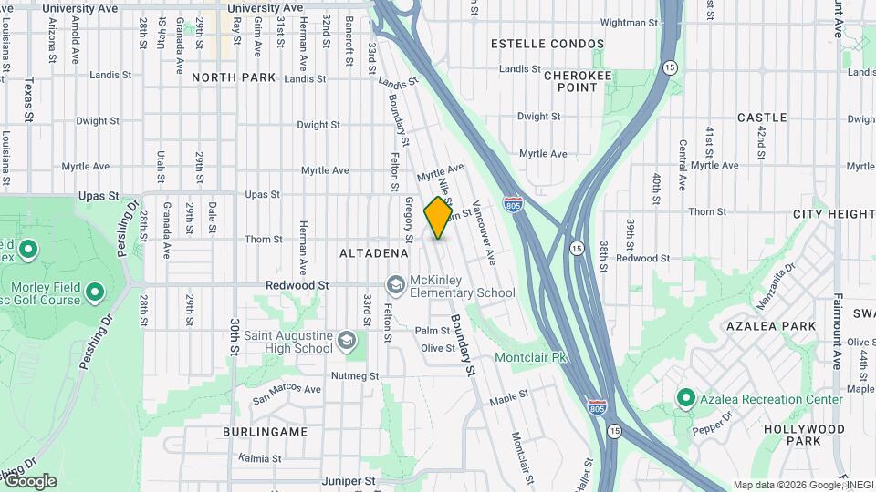 3147 Boundary St Map and Location Details