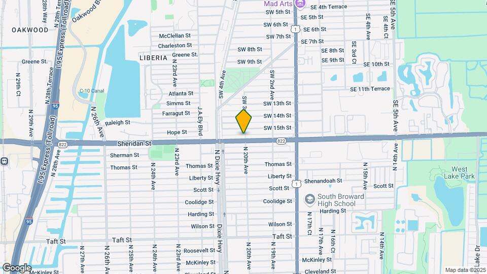 300-306 SW 16th St Mapa y Detalles de la Ubicación