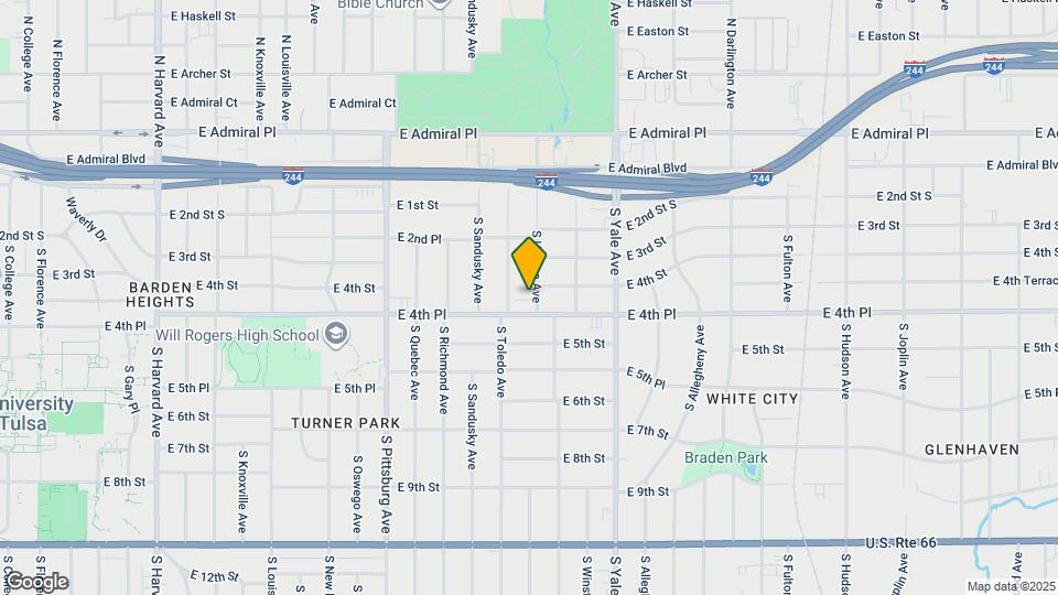 412 S Urbana Ave Map and Location Details