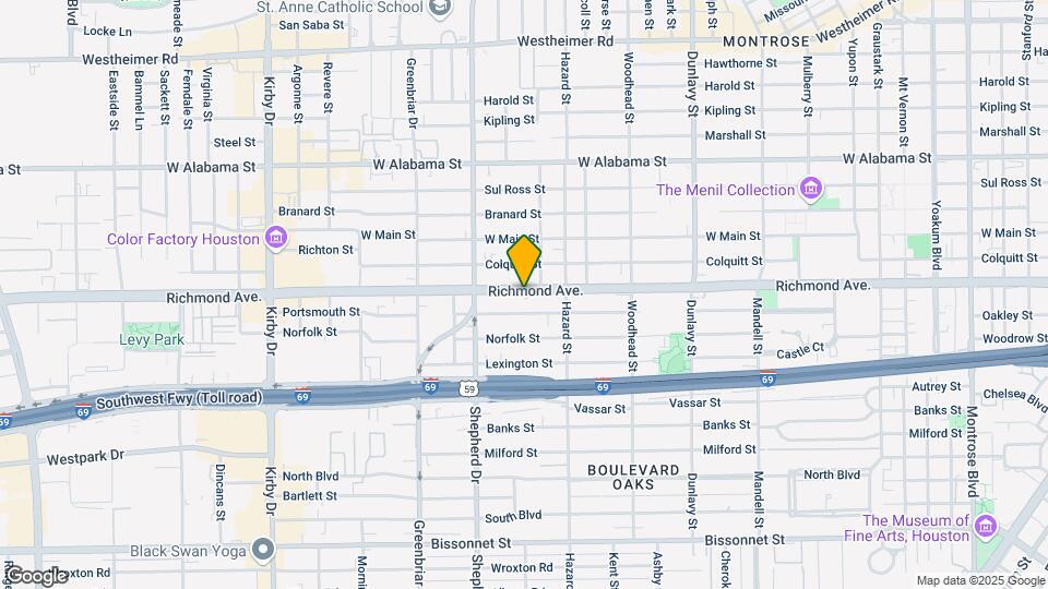 1935 Richmond Ave. Map and Location Details