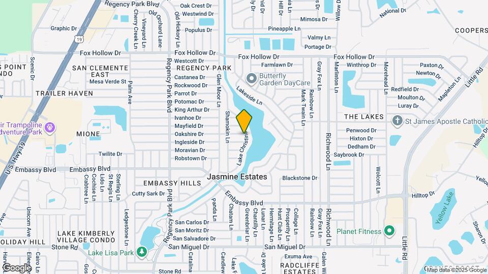 7540 Oakshire Dr Map and Location Details