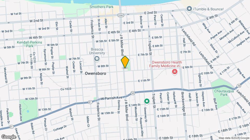 Owensboro Historic Residences Map and Location Details