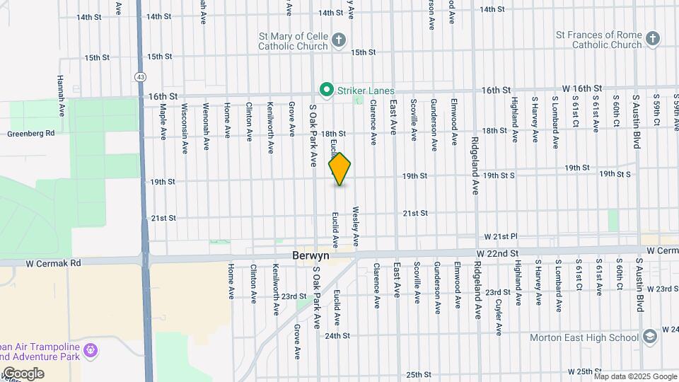 1919 Euclid Ave Mapa y Detalles de la Ubicación