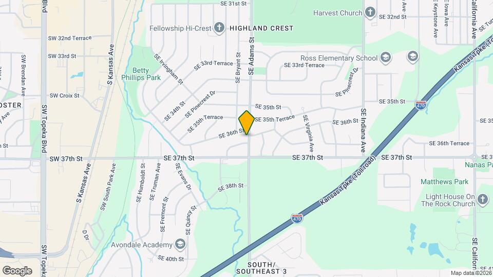 544 SE Colfax Pl Map and Location Details