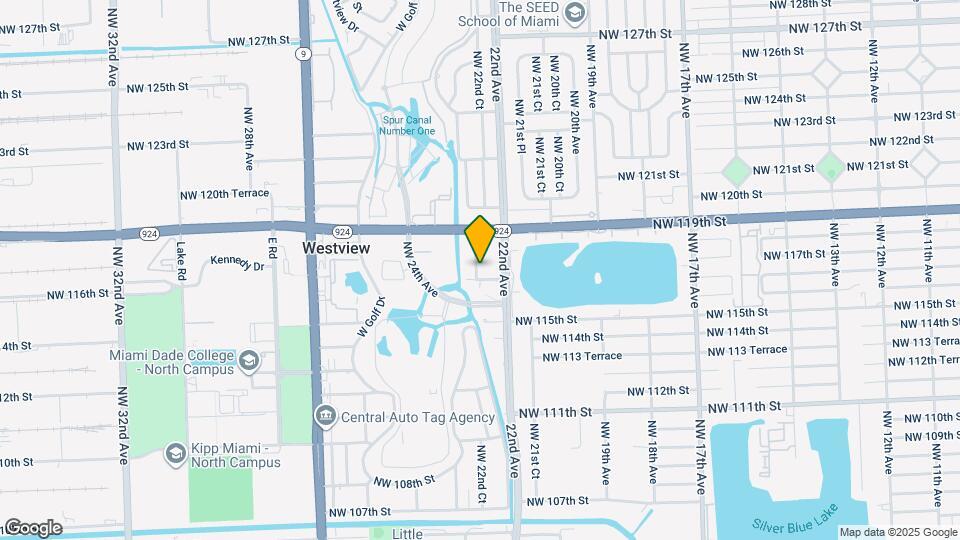 11715 NW 22nd Ct Map and Location Details