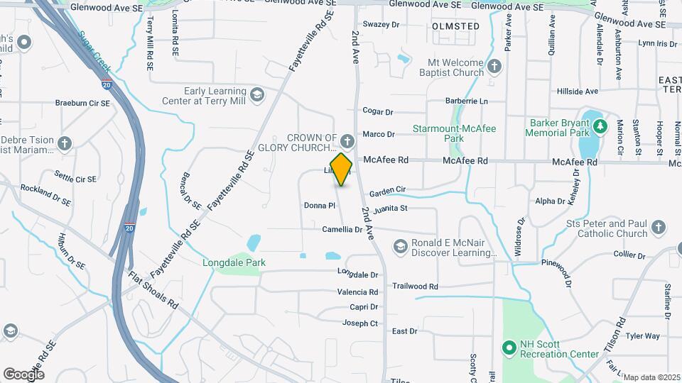 2068 E Lilac Ln Map and Location Details