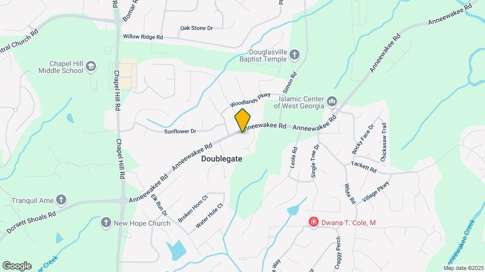 4222 Anneewakee Rd Map and Location Details