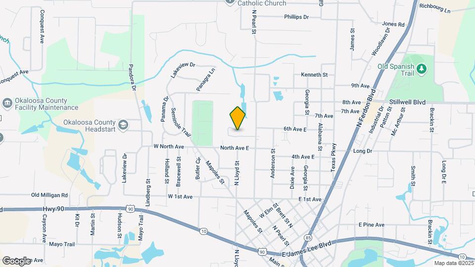810 Arbor Lake Dr Map and Location Details