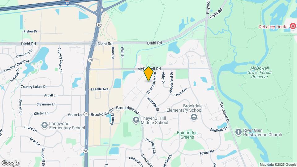 1627 Westminster Dr Map and Location Details