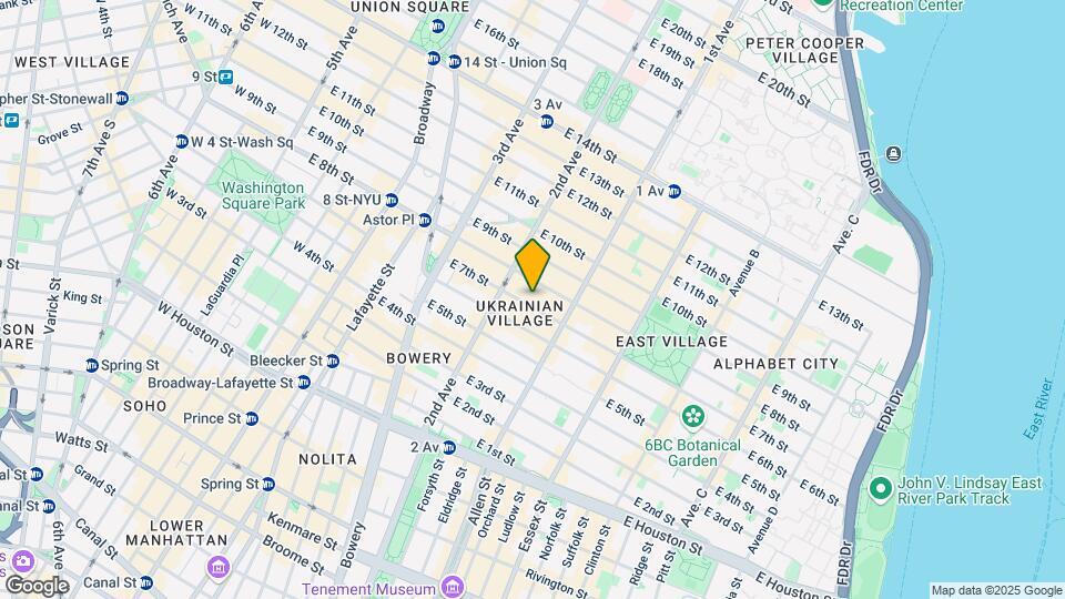 63 E 7th St Map and Location Details