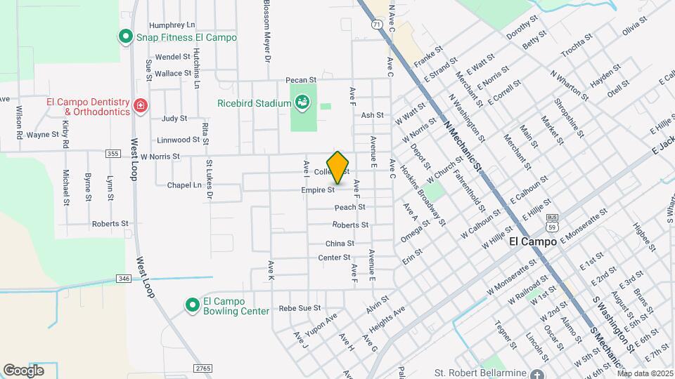 821 Empire St Map and Location Details