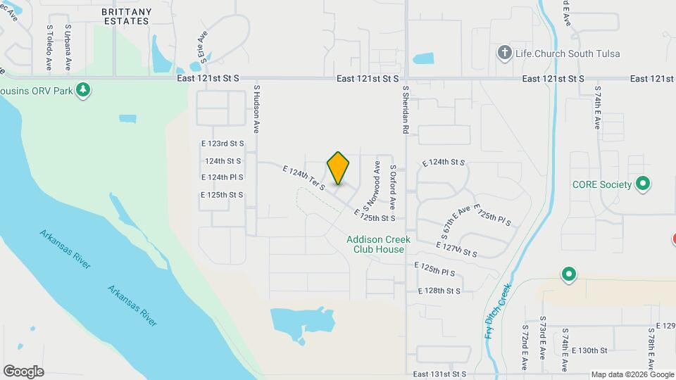 12461 S Lakewood Ave Map and Location Details