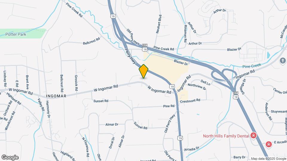 200 W Ingomar Rd Map and Location Details