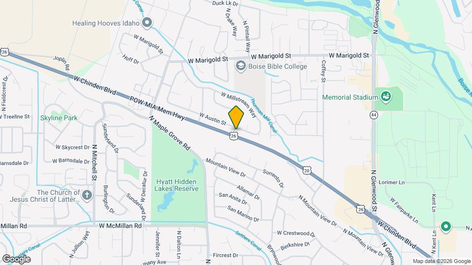 5400 N Millstone Dr Map and Location Details