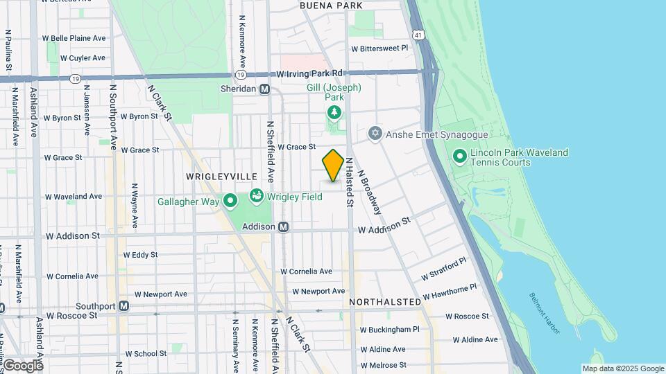 824 W Waveland Ave, Unit 1 Map and Location Details