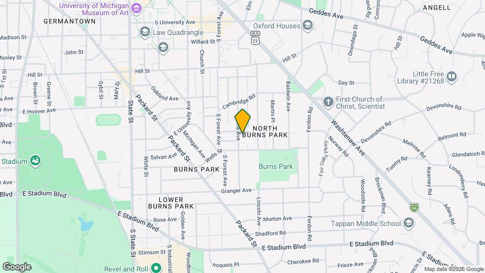 1111 Olivia Ave Map and Location Details