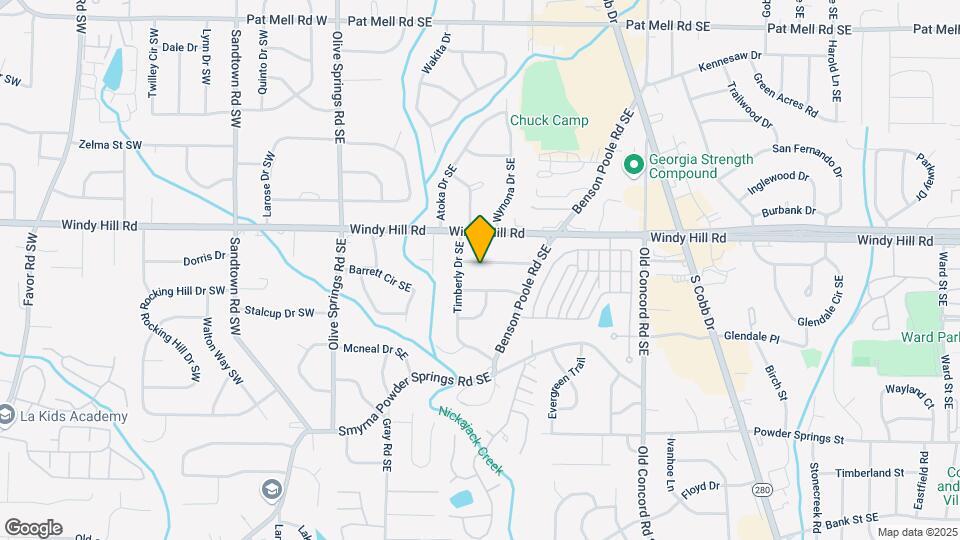 208 Longleaf Dr SE Map and Location Details