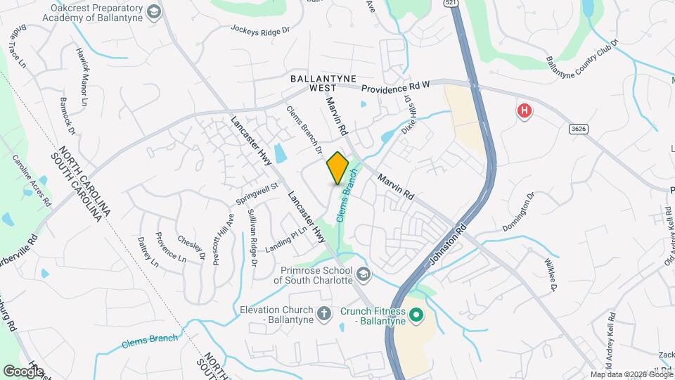 11805 Clems Branch Dr Map and Location Details