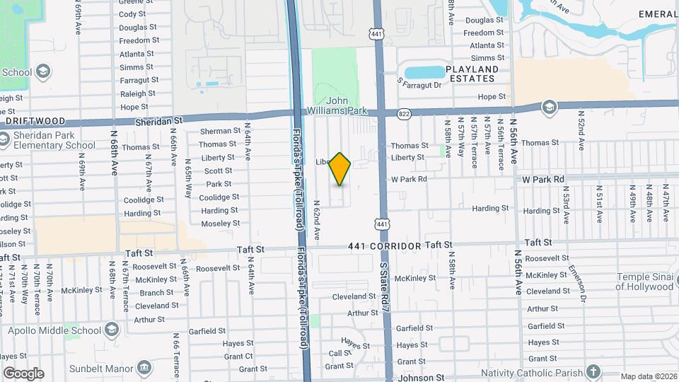 2010 N 61st Ave Map and Location Details