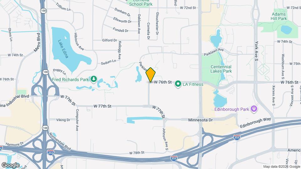 Edina Park Apartments Map and Location Details