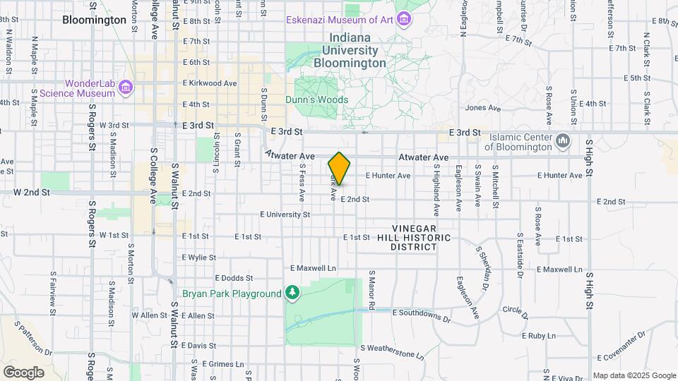 521 S Park Ave Map and Location Details