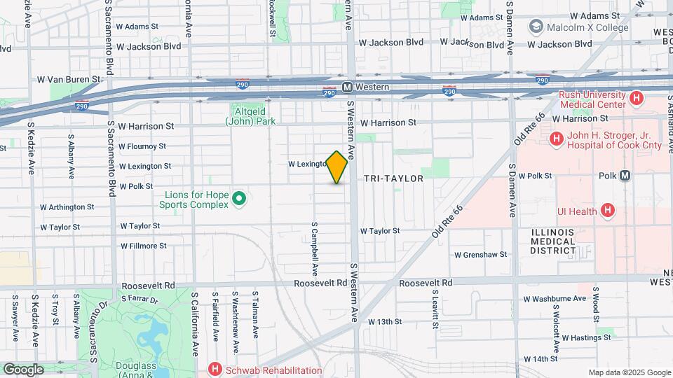 2427 W Polk St, Unit 2 Mapa y Detalles de la Ubicación