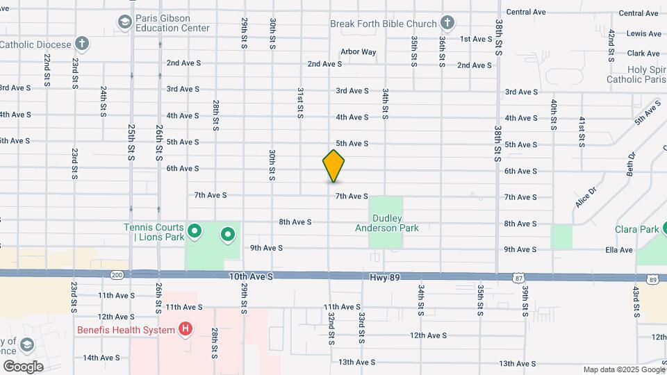 3201 7th Ave S Map and Location Details