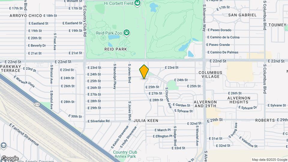 1444 S Palo Verde Ave Map and Location Details