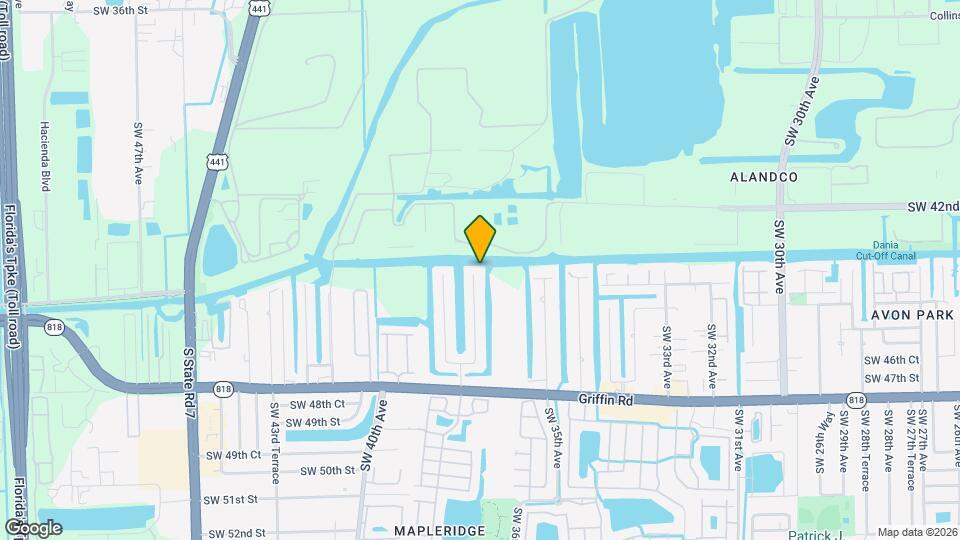 4406 SW 37th Ave Map and Location Details