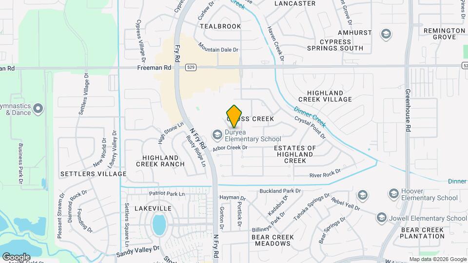 6730 Wide Creek Dr Map and Location Details