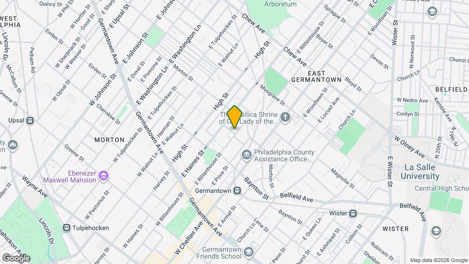 405 E Rittenhouse St Map and Location Details