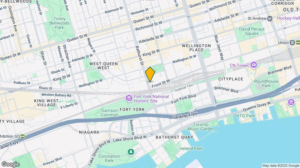25 Bathurst St Map and Location Details