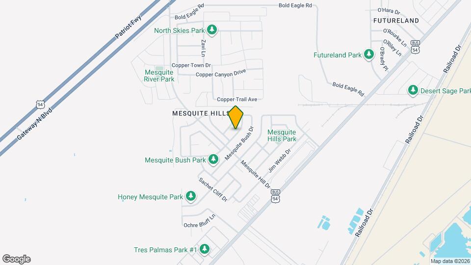 11945 Mesquite Lake Ln Map and Location Details
