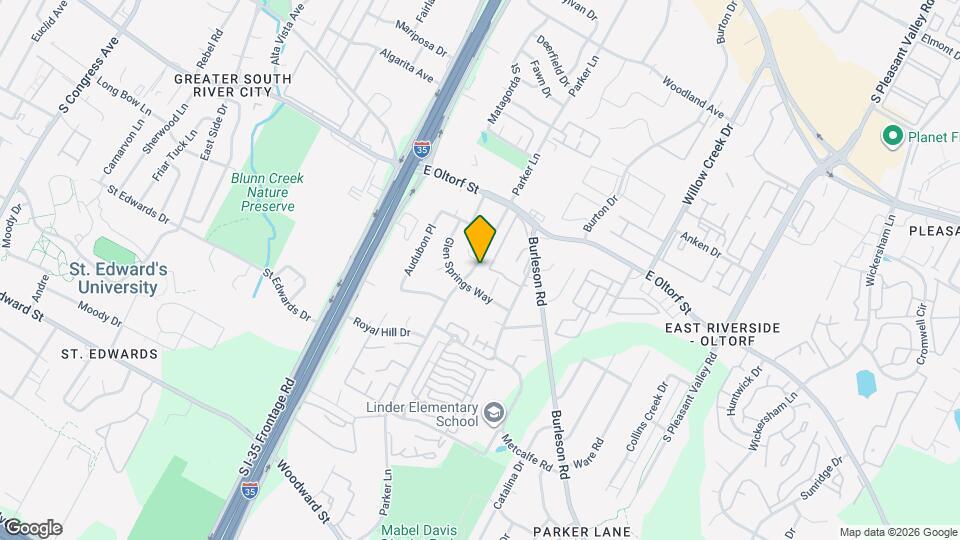 2501 Parker Ln Map and Location Details