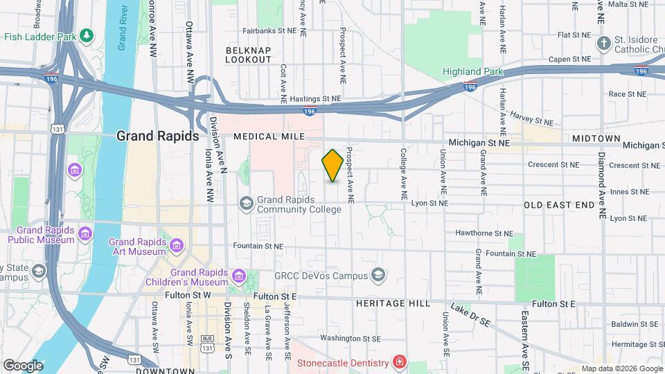 222 Lafayette Ave NE, Unit 1 Mapa y Detalles de la Ubicación