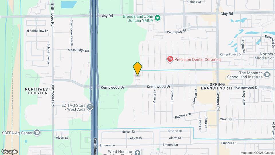 10607 Enclave Shadows Ct Map and Location Details