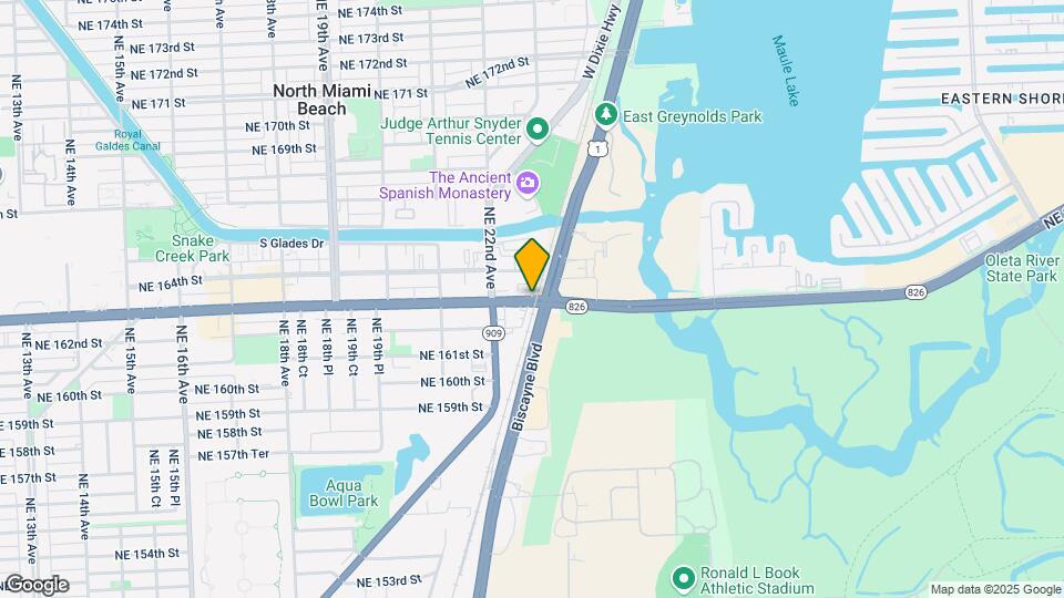 2821 N Miami Beach Blvd Map and Location Details