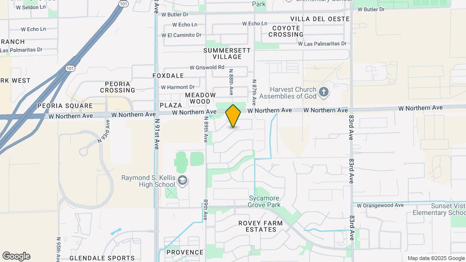 8786 W Augusta Ave Map and Location Details