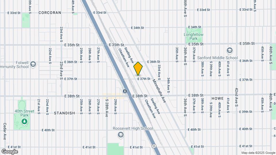 3108 E 37th St Map and Location Details