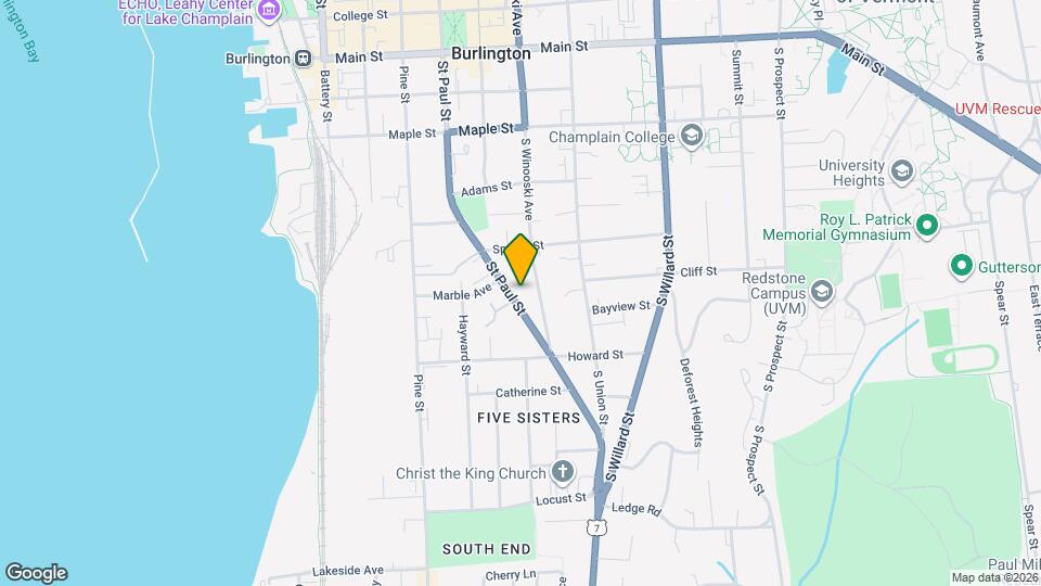 392 St Paul St Map and Location Details