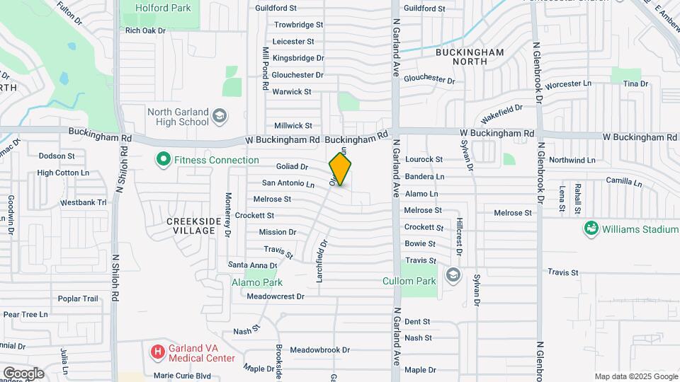 1609 San Antonio Ln Mapa y Detalles de la Ubicación