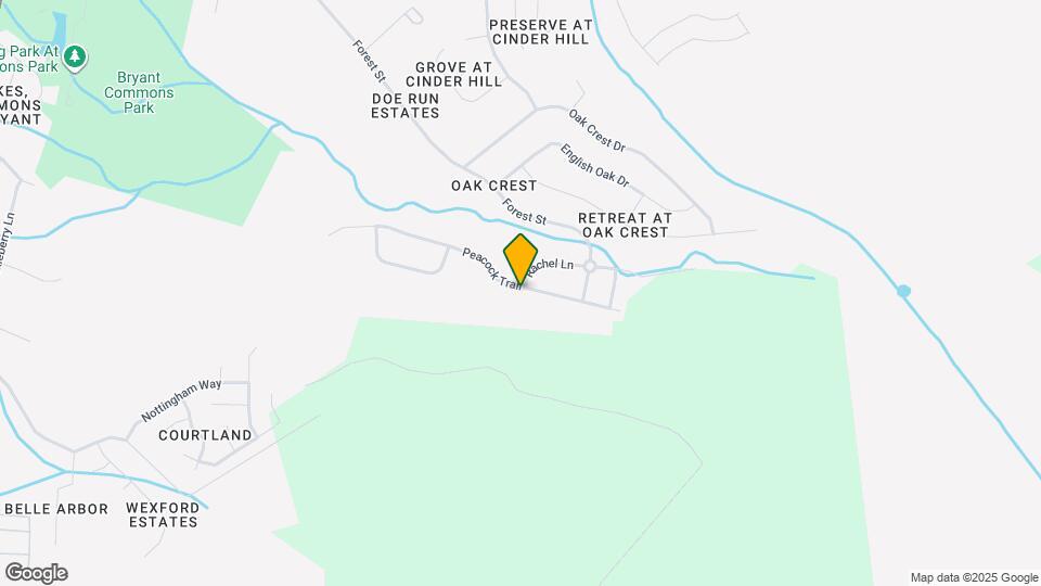 1237 Peacock Trail Map and Location Details