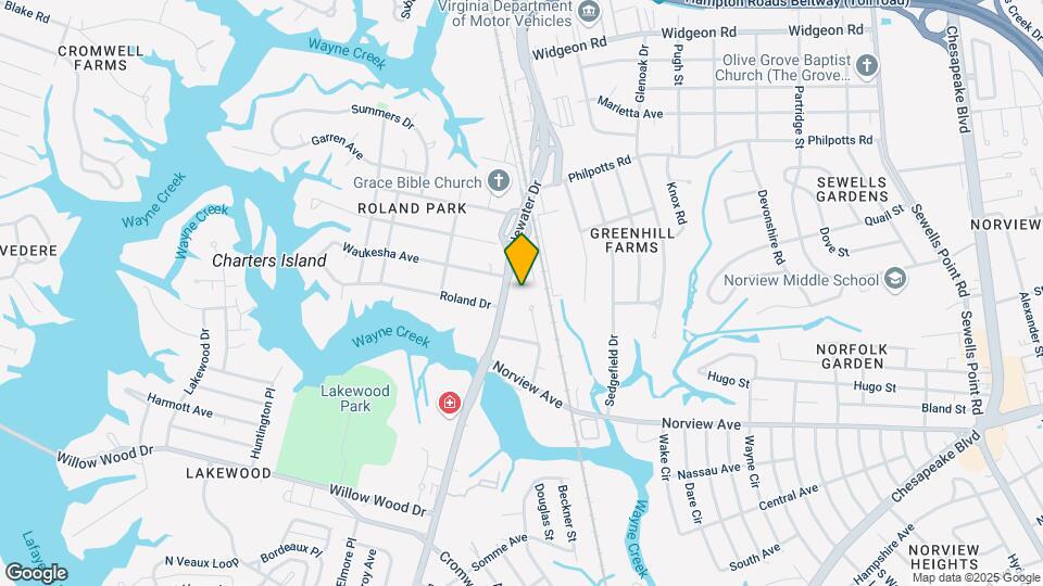 6933 Bonnot Dr Map and Location Details