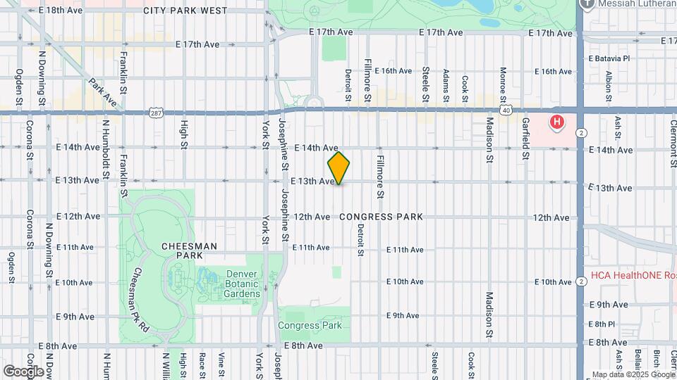 1267 Clayton St Map and Location Details