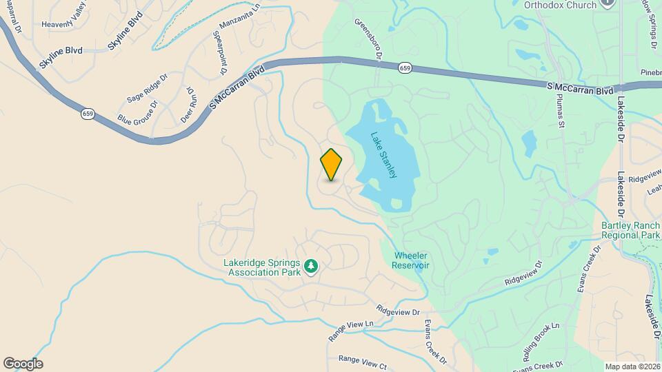 2795 W Lake Ridge Shores Map and Location Details