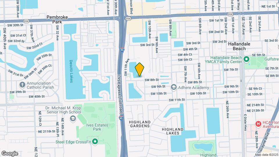 1012 SW 8th St Map and Location Details