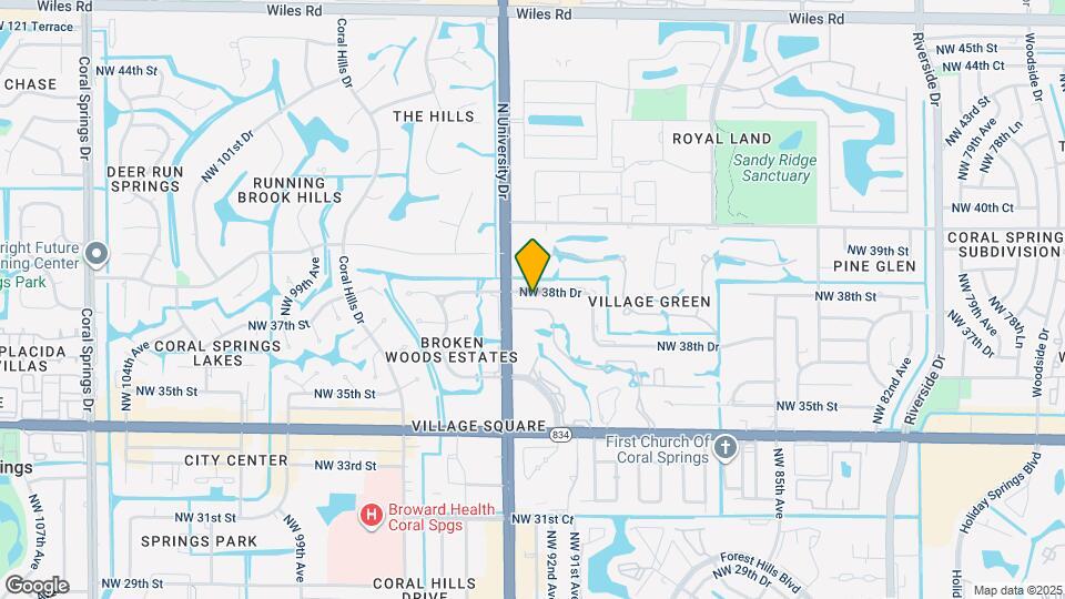 9200 NW 38th Dr Map and Location Details