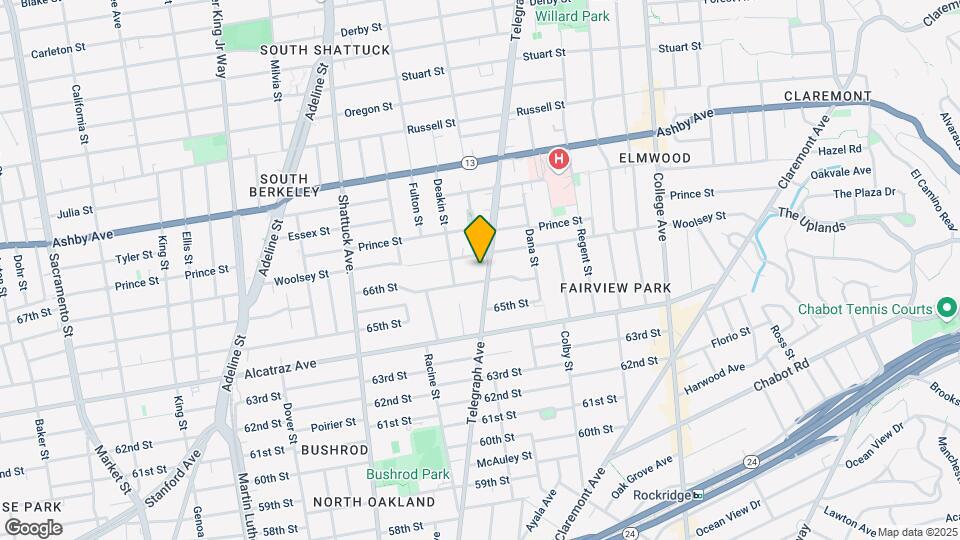 6617 Telegraph Ave Map and Location Details
